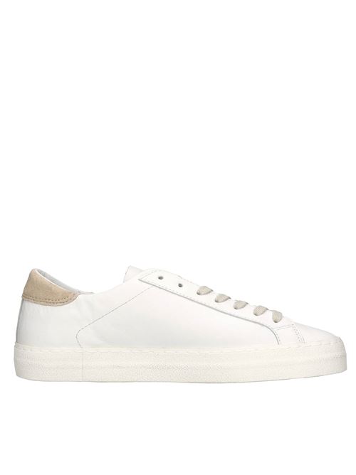 Sneakers in pelle D.A.T.E. | HILL LOW VINTAGE CALFBIANCO-RUST